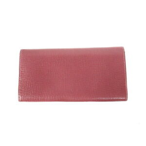 Chloe Long Zippered Wallet Leather Pink